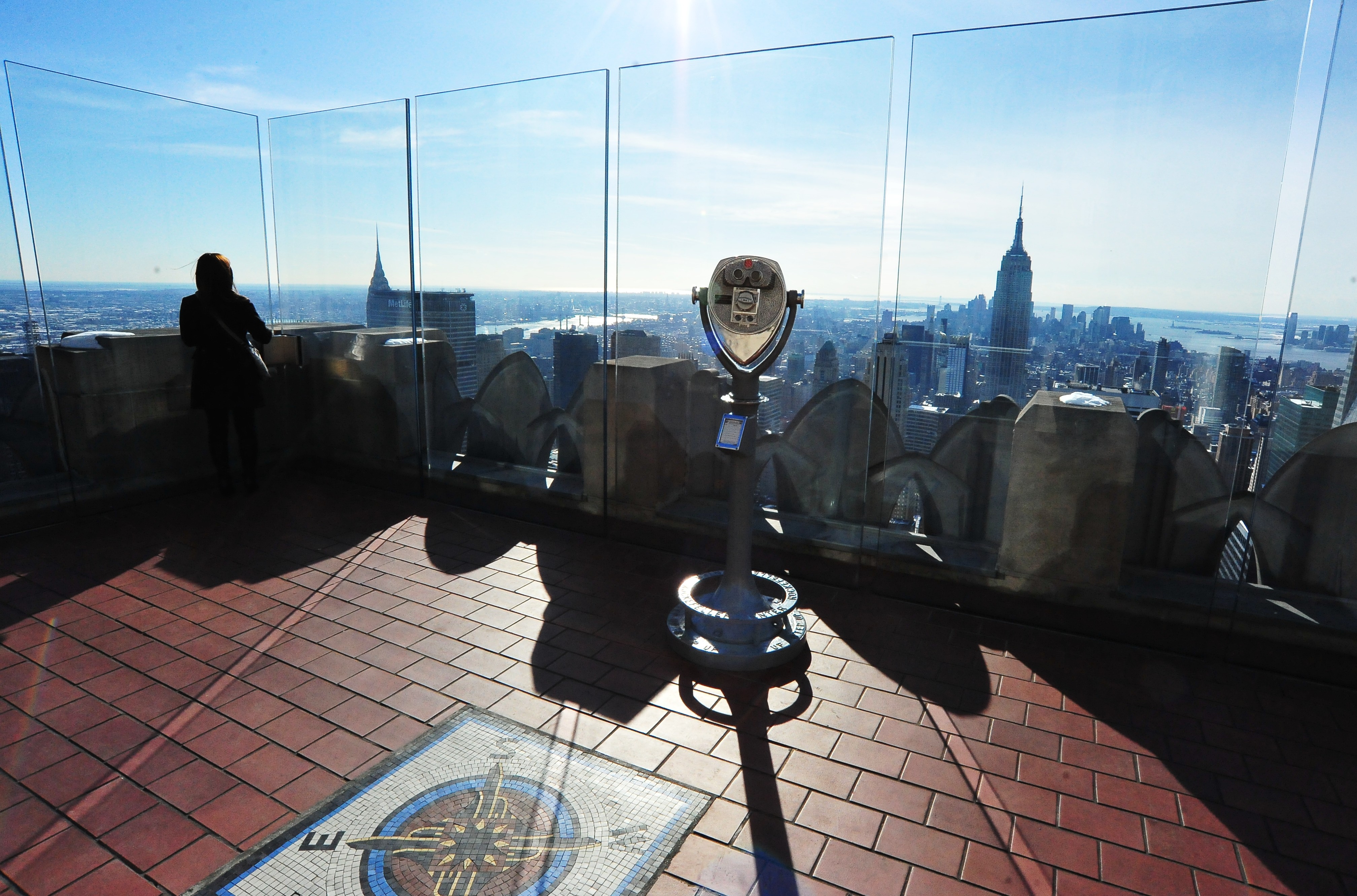 top of the rock observation deck